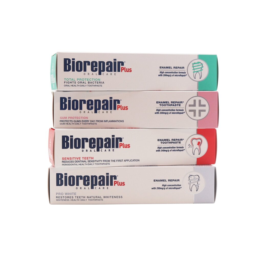 義大利原裝 貝利達Biorepair Plus 加強型牙膏 75ml 全效/抗敏/亮白/護齦 可選-圖片-2