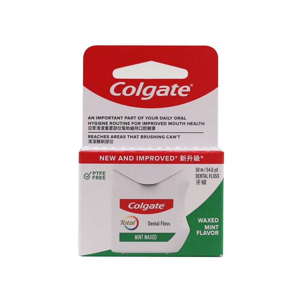 高露潔Colgate 全效牙線-薄荷配方50M-圖片-1