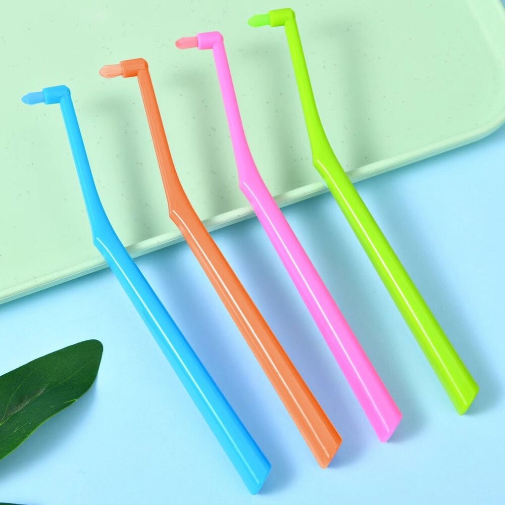 Dr. Emma 單束毛彩色圓頭軟毛牙刷一入-圖片-2