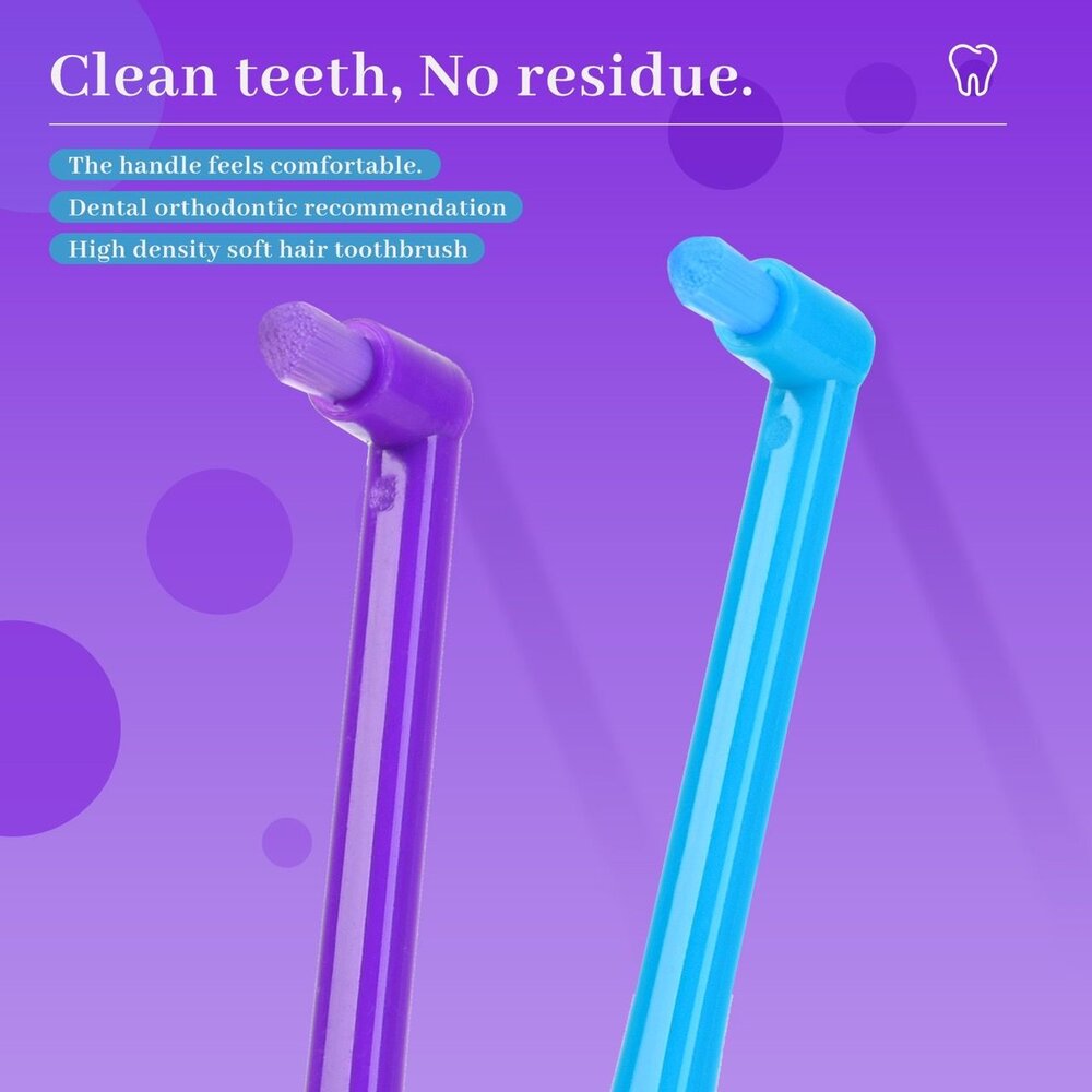 Dr. Emma 單束毛彩色圓頭軟毛牙刷一入-圖片-5