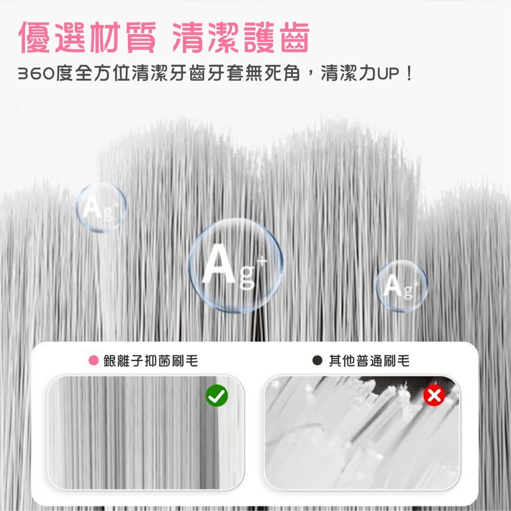 外出攜帶 U型折疊收納 矯正專用 牙套專用 超軟毛牙刷一支-圖片-1