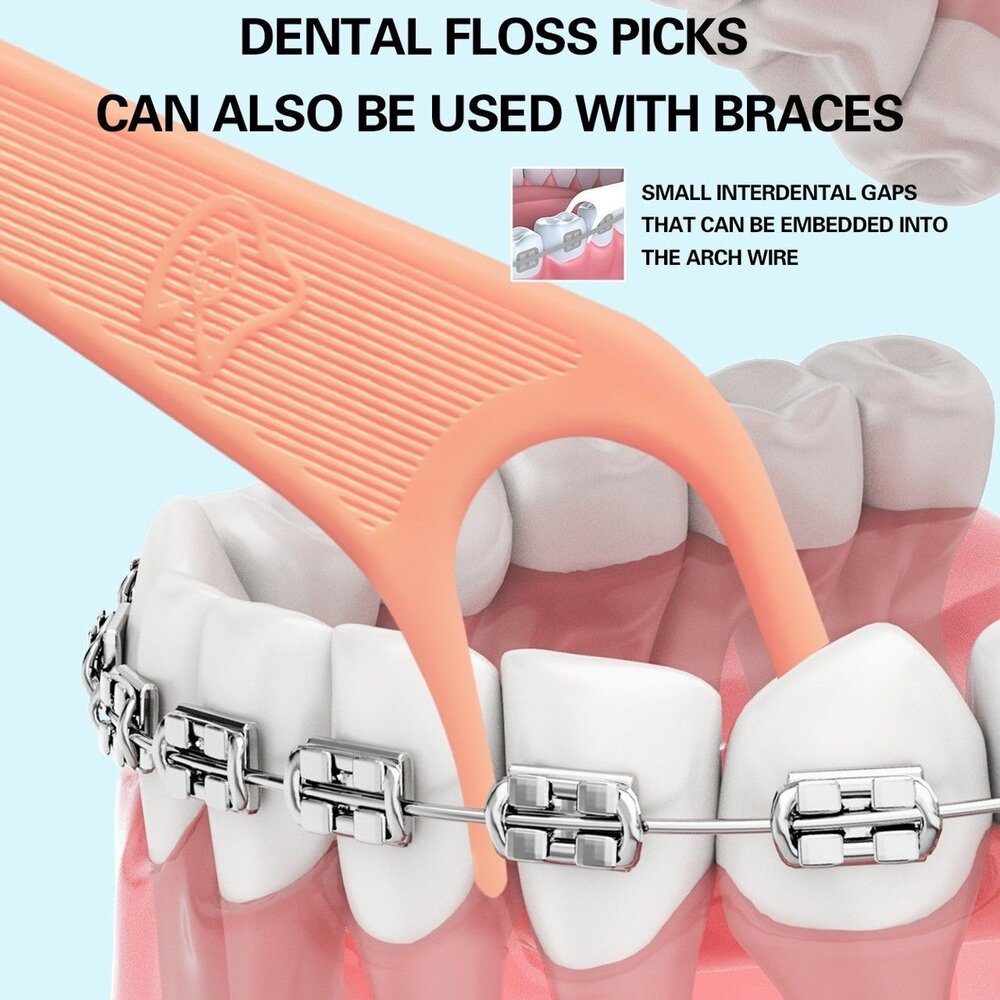 Dr.Emma 矯正牙線棒60支/包(粉) 另有 鴨嘴獸Platypus-圖片-6