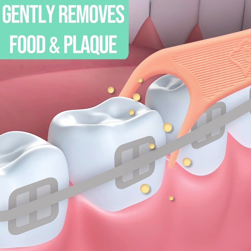 Dr.Emma 矯正牙線棒60支/包(粉) 另有 鴨嘴獸Platypus-圖片-7