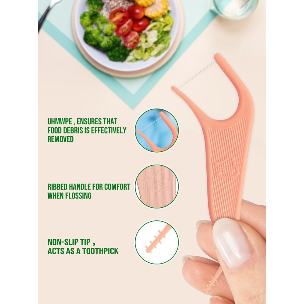 Dr.Emma 矯正牙線棒60支/包(粉) 另有 鴨嘴獸Platypus-圖片-8