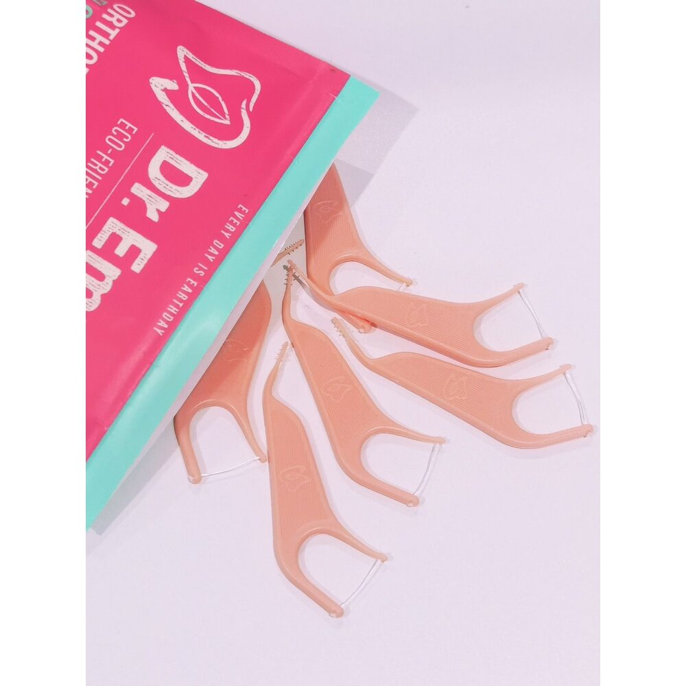 Dr.Emma 矯正牙線棒60支/包(粉) 另有 鴨嘴獸Platypus-圖片-9