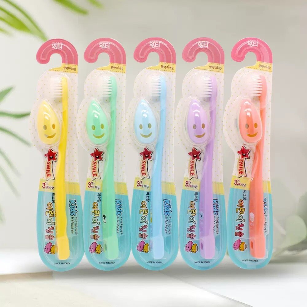 韓國 Misorang 兒童雙層軟毛牙刷一支-圖片-1