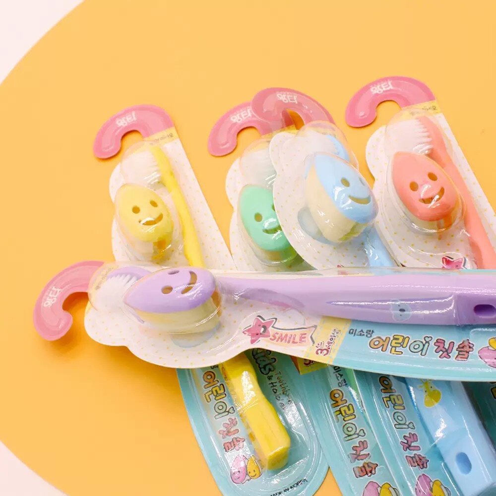 韓國 Misorang 兒童雙層軟毛牙刷一支-圖片-2