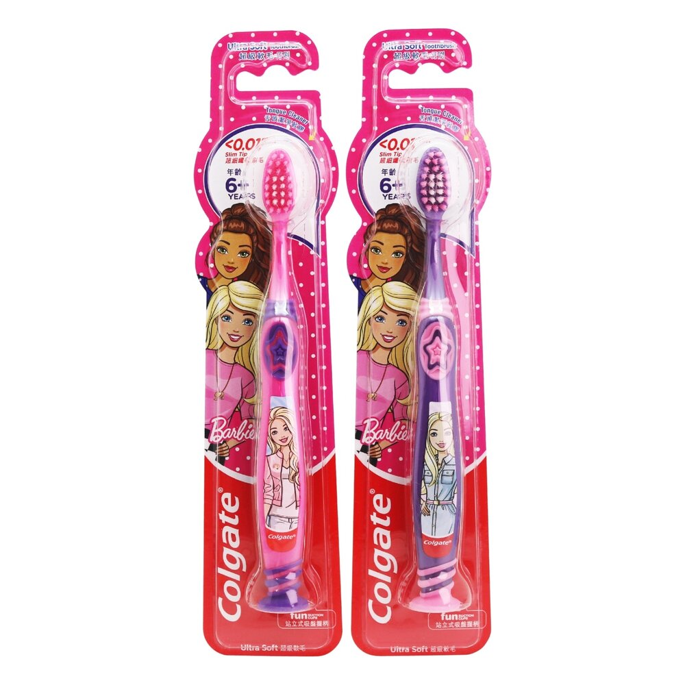 8850006332306-高露潔Colgate 芭比系列 兒童牙刷5-6歲一支