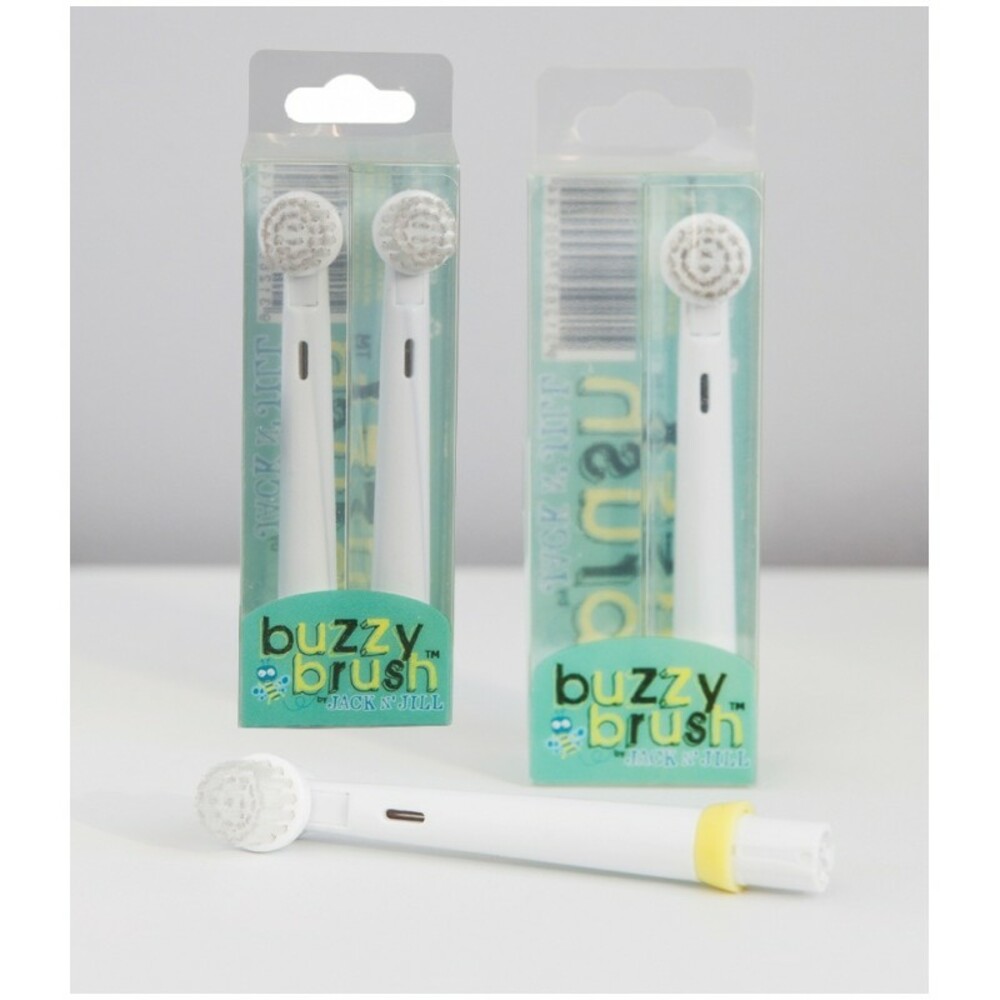 澳洲 Jack n Jill BUZZY BRUSH電動音樂牙刷–補充刷頭(2支入)-圖片-1