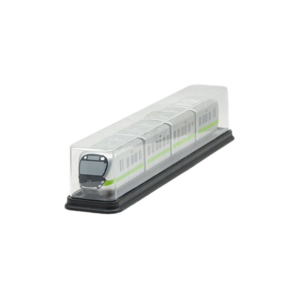 11365993138-台鐵區間快車 EMU900型 區間車 鐵支路4節迴力小列車 迴力車 火車玩具 壓克力盒裝 QV083T1 TR台灣鐵道
