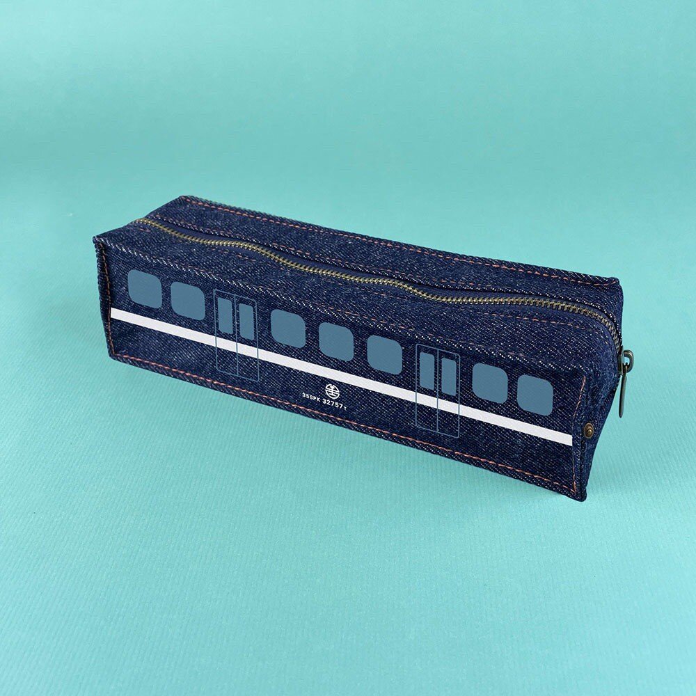 11674476262-台鐵藍皮解憂號造型筆袋 火車造型筆袋 集創意 TR台灣鐵道