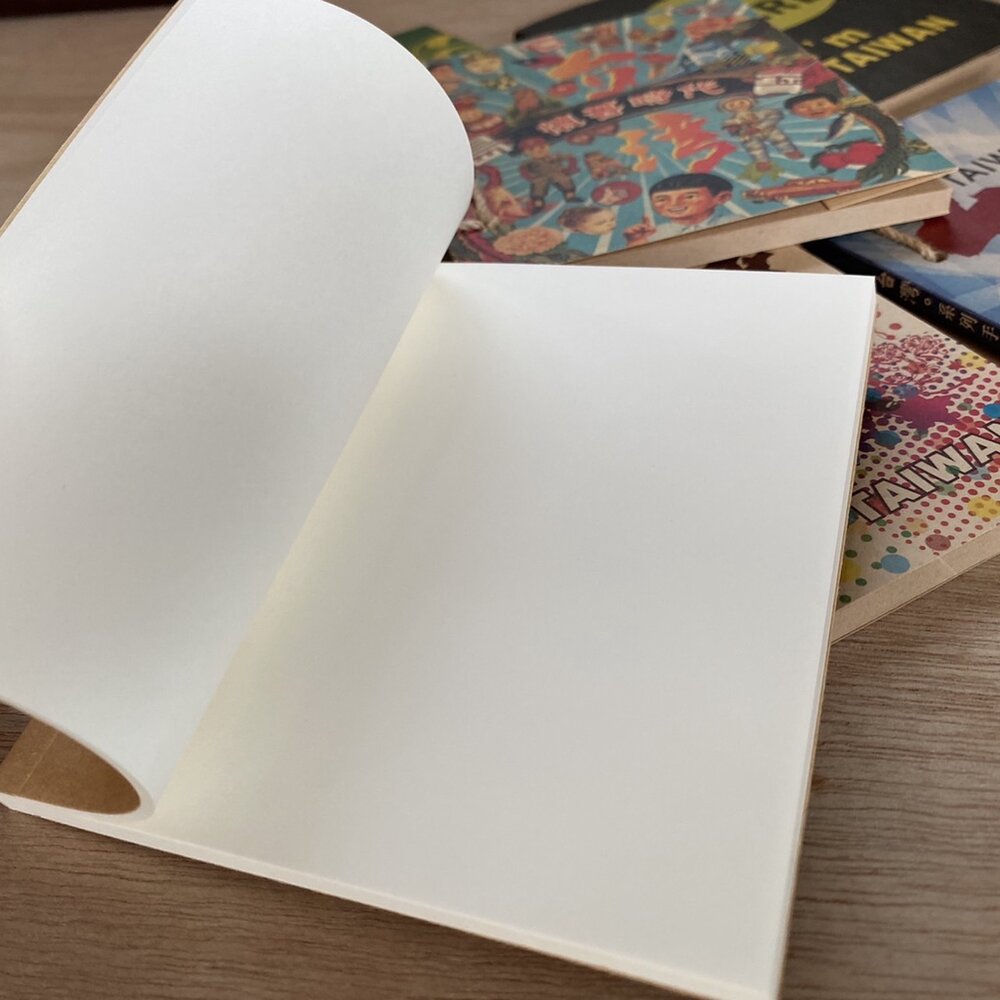 復古懷舊麻繩手札 台灣古早味 空白內頁筆記本 集章本 TR台灣鐵道-圖片-3