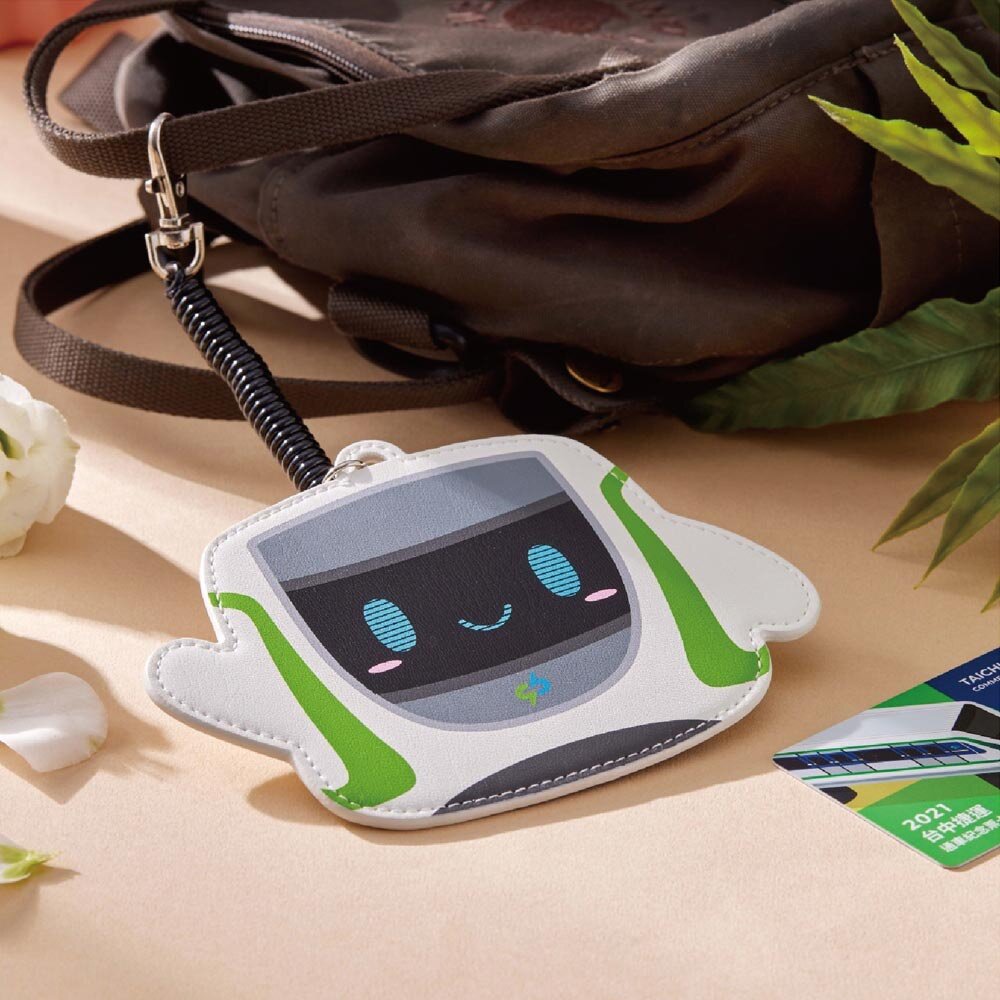 16547517388-台中捷運 小綠綠卡套 悠遊卡票卡夾 小綠綠福利社 台中捷運官方授權商店 TR台灣鐵道