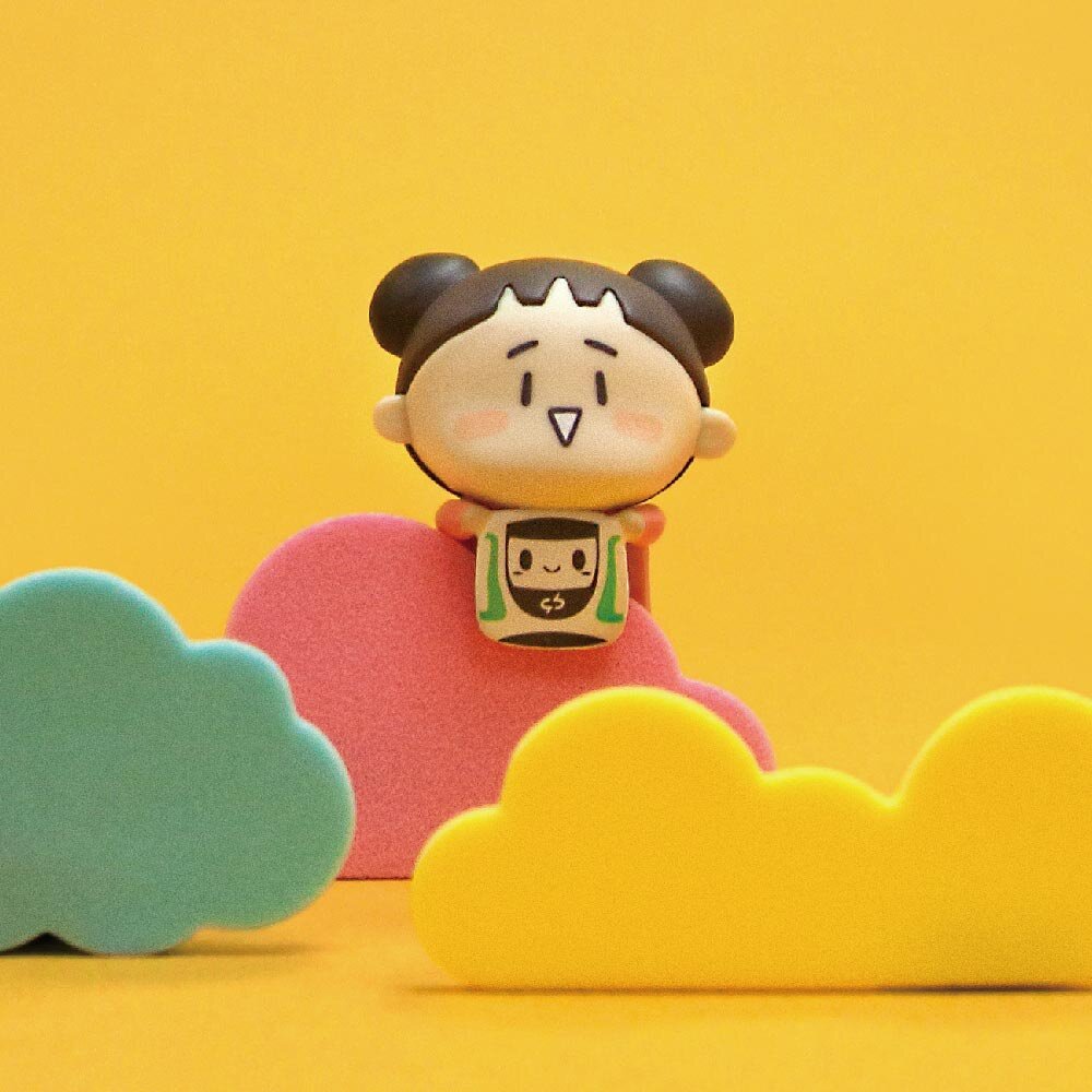 16947508297-台中捷運 小綠綠 X 啾啾妹 聯名杯緣子 小綠綠福利社 台中捷運官方授權商店 TR台灣鐵道