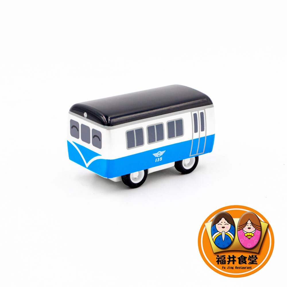 18981930550-糖鐵135號巡道車 福井食堂135號 微型迴力車 馬口鐵盒收藏盒裝 限量製作售完為止 迴力車玩具 TR台灣鐵道
