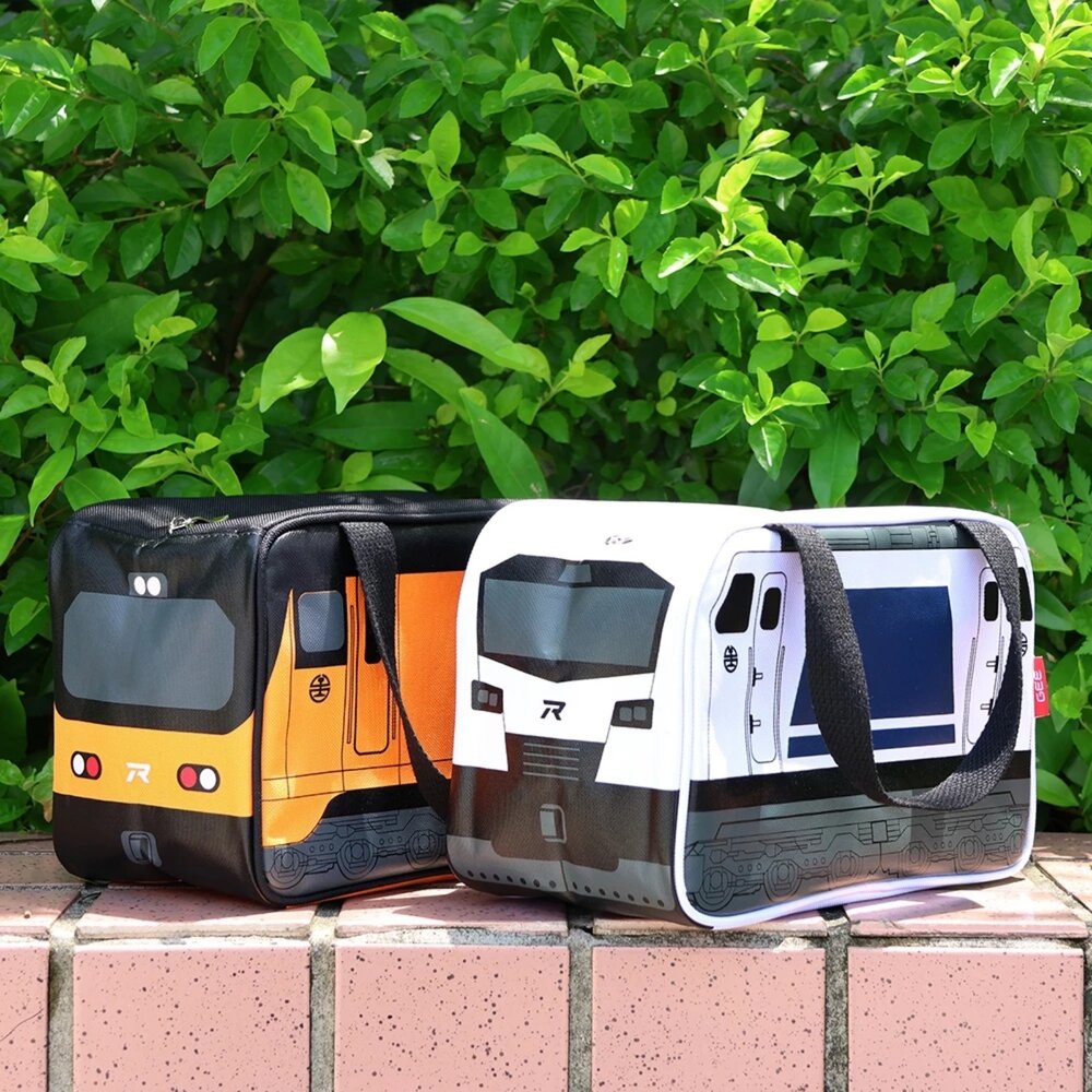 202506250001-台鐵火車造型便當袋 保溫袋 台灣火車系列 海風號 山嵐號 R200 E500 台鐵文創商品 集創意 TR台灣鐵道
