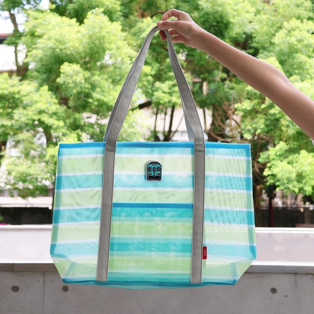 【台湾鉄道・限定】山嵐海風号 茄芷袋 漁師網バッグ 両面刺繍 大容量 山嵐號海風號E500 正反雙面刺繡茄芷袋購物袋阿嬤ㄟLV 大容量設計鐵道迷
