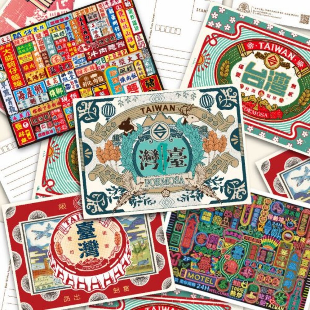 台灣明信片 台灣經典元素明信片 台灣特色明信片 台灣味明信片 木子創意 TR台灣鐵道-圖片-2