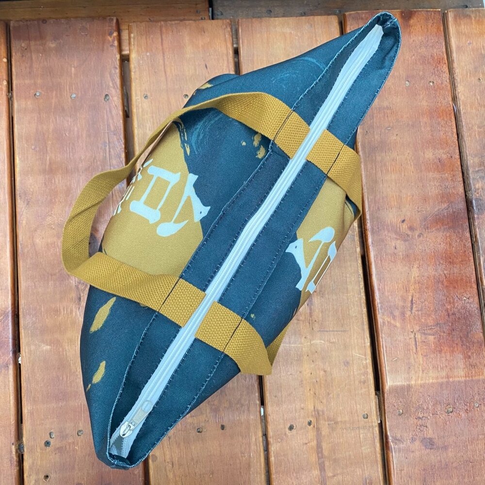 棉布手提袋 單肩包 購物袋 大容量提袋 雙面圖案 台灣紀念品 新格子 TR台灣鐵道-圖片-4