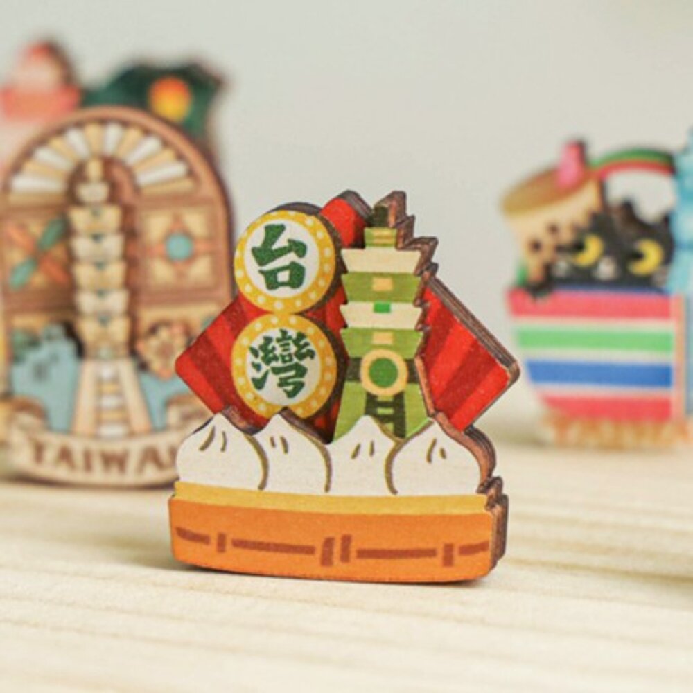 台灣印象 立體木質磁鐵 造型磁鐵 冰箱貼 台灣文創紀念品 國外送禮 印刻研究所 猴子設計 TR台灣鐵道-圖片-3