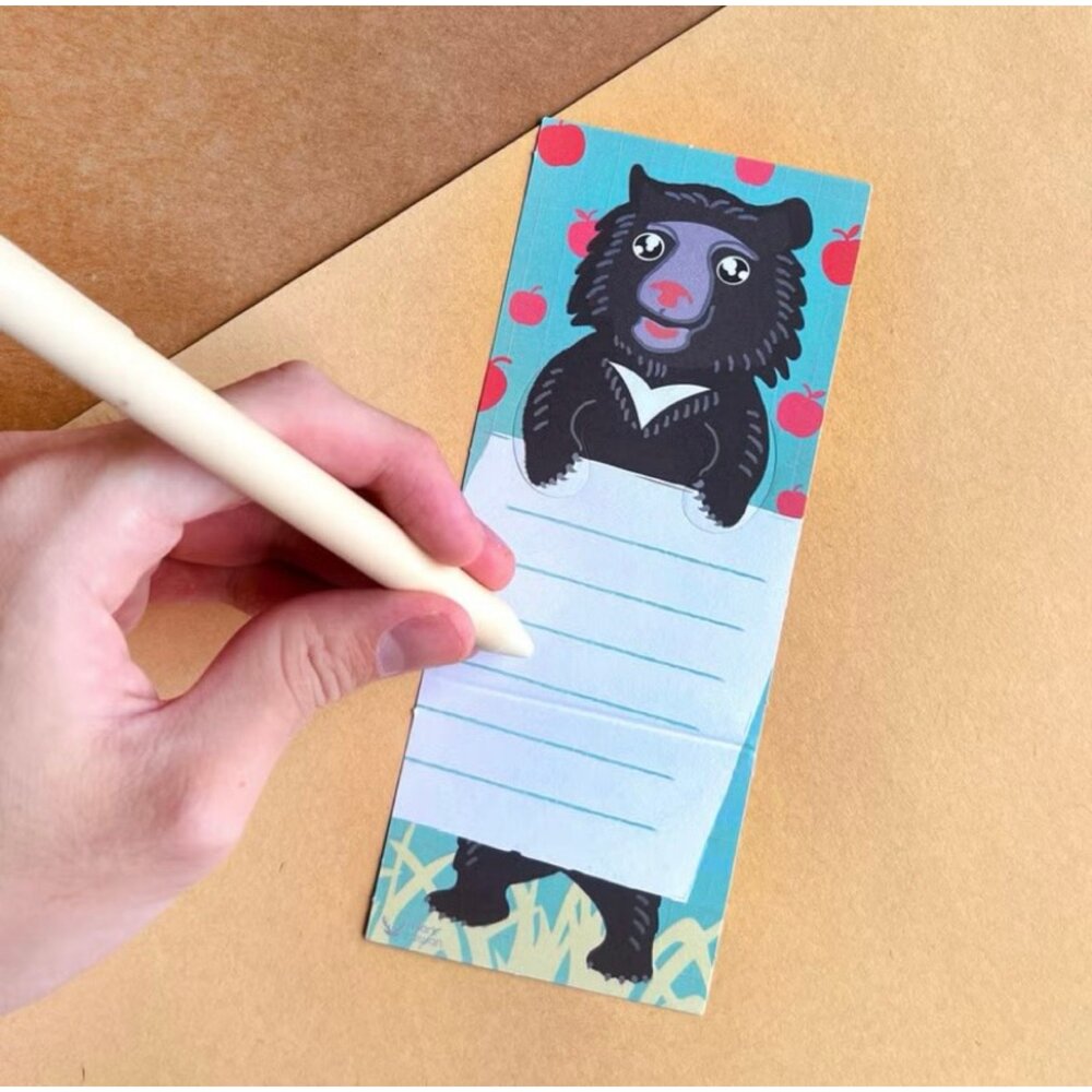 秘密便籤 折疊式便條紙 造形便條紙 可愛動物便利貼 mark taiwan文創紀念品 TR台灣鐵道-圖片-2