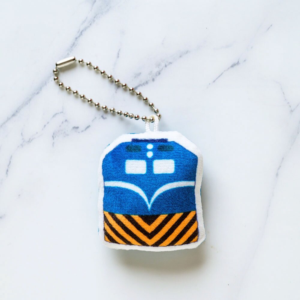 2025101902-台鐵藍皮解憂號 Breezy Blue 絨布掛飾 藍皮車頭款 官方授權銷售商店 TR台灣鐵道