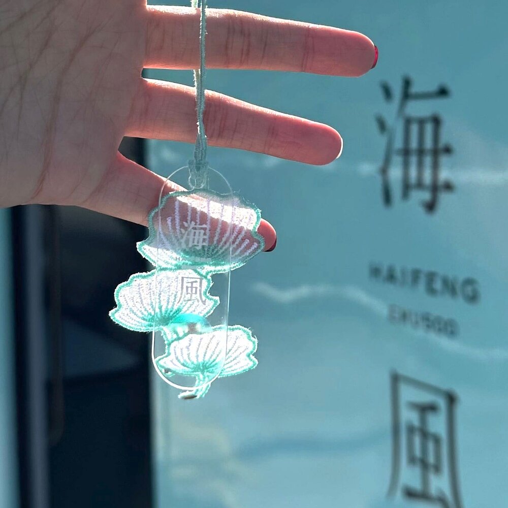 台鐵海風號 山嵐號 透明壓克力刺繡吊飾組 官方授權銷售商店 TR台灣鐵道-圖片-1