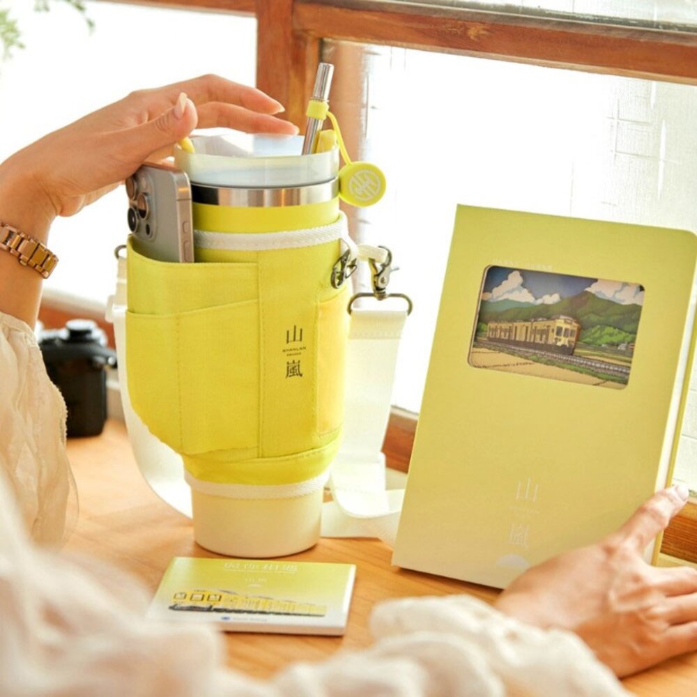 台鐵海風號 山嵐號 漸層烤漆冰霸隨行杯 887ML 把手冰霸杯 保冷保溫杯 附不銹鋼吸管 友可創意 TR台灣鐵道-圖片-3