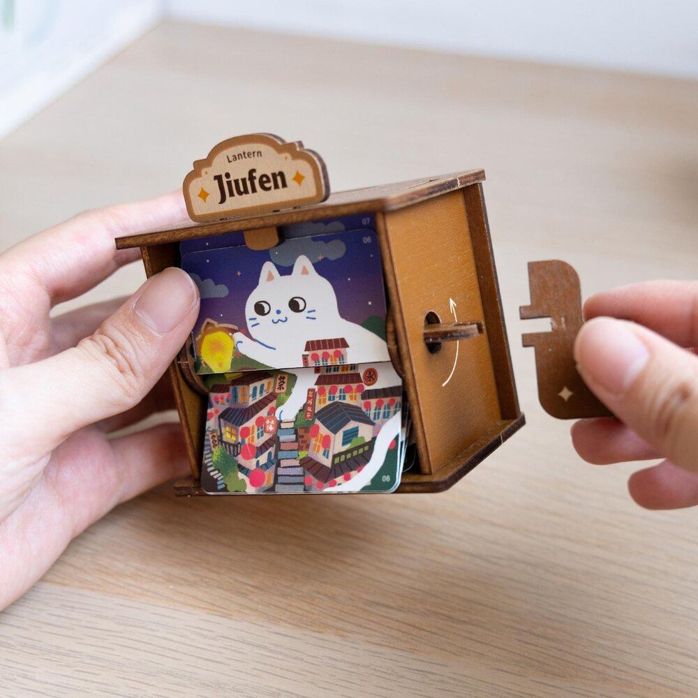 DIY轉轉印畫 自製手動翻頁動畫機 創意手作禮物 台灣紀念品 猴子設計 TR台灣鐵道-圖片-4