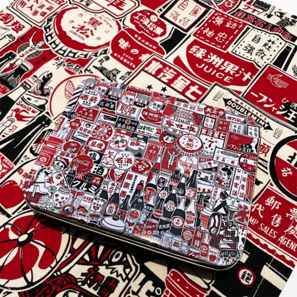 懷舊時光短門簾 復古台灣元素 裝飾短門簾 居家短門簾 木子創意 TR台灣鐵道-圖片-1