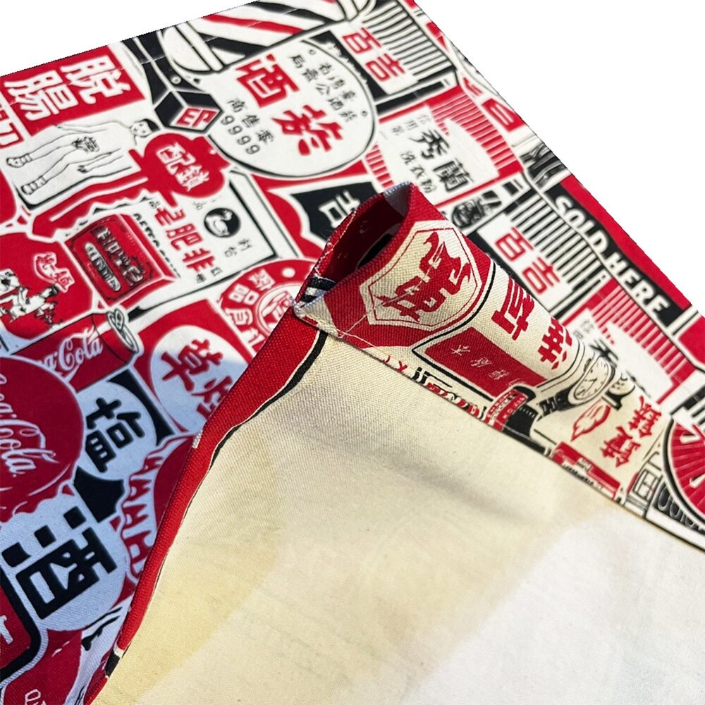 懷舊時光短門簾 復古台灣元素 裝飾短門簾 居家短門簾 木子創意 TR台灣鐵道-圖片-3