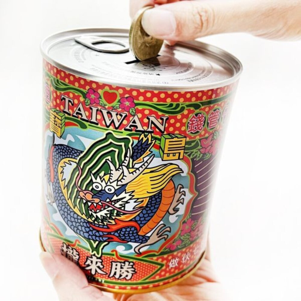 復古存錢筒 懷舊存錢筒 易拉罐存錢筒 居家擺飾 紀念品 木子創意 TR台灣鐵道-圖片-3
