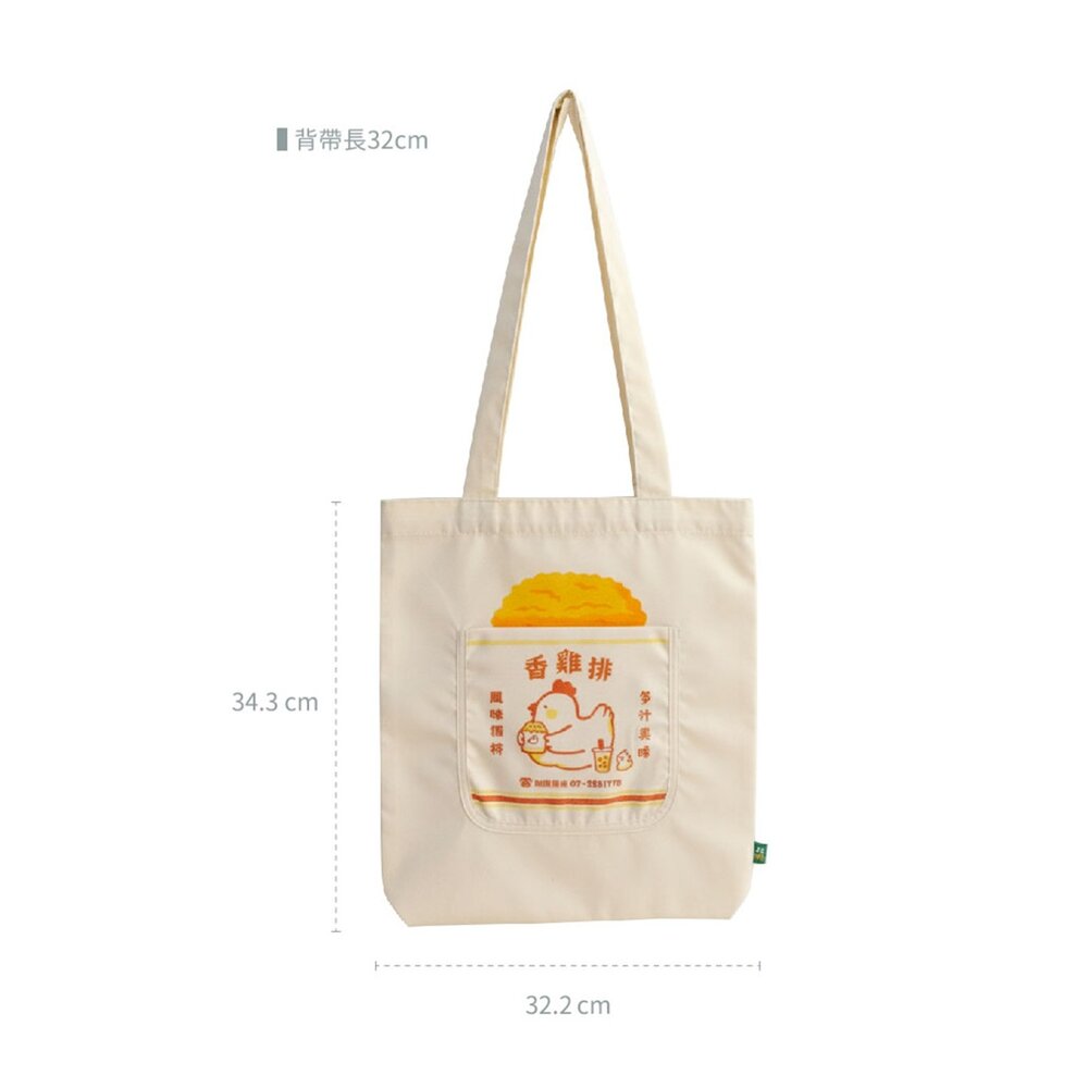 台灣好提袋 手提肩背袋 可愛趣味肩背袋 A4大小 可收納摺疊 猴子設計 TR台灣鐵道-圖片-4