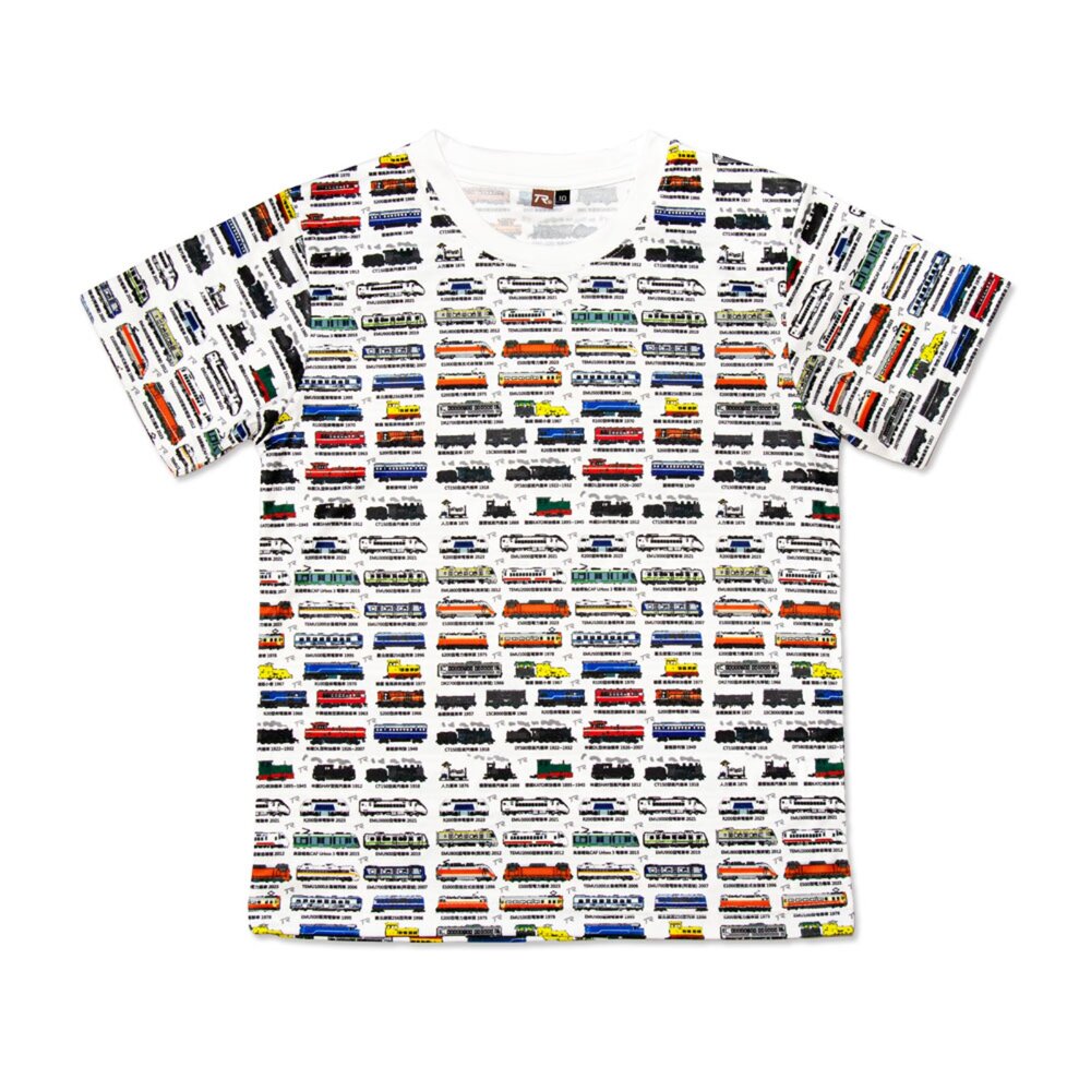 2026072501-台鐵火車T恤 台灣火車圖鑑 T-Shirt 童裝 親子裝 速乾排汗輕量衣 MIT台灣製造 TR台灣鐵道
