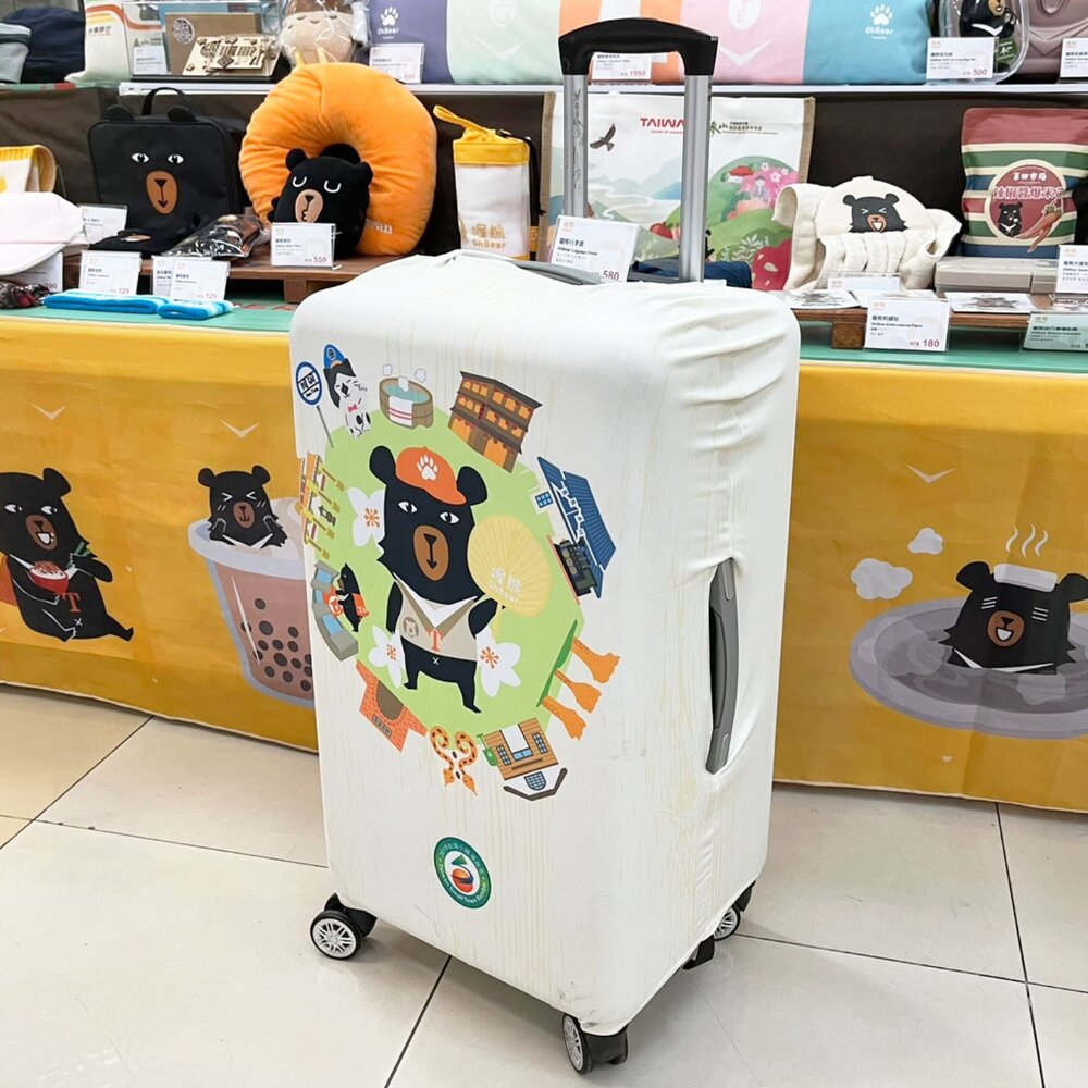  喔熊 OhBear TAIWAN 喔熊行李箱套 防塵套 不含行李箱 交通部觀光署 喔熊商品專賣店 TR台灣鐵道