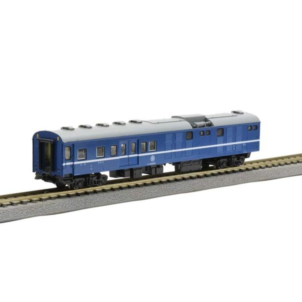 20766382593-台鐵電源行李車(藍) 45PBK32850型 N軌 N規鐵道模型 N Scale 不含鐵軌 鐵支路模型 NK3512