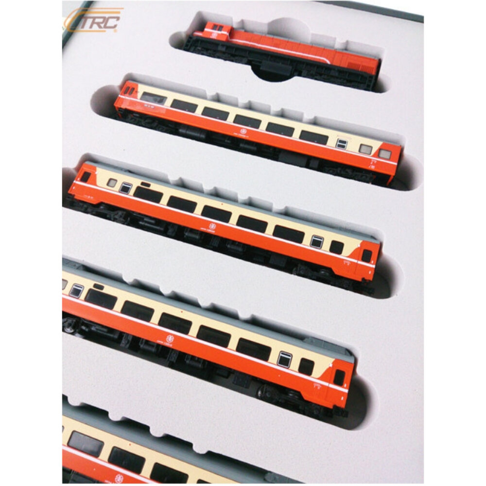 台鐵莒光號列車R100+35FPK10500型動力車輛組N規鐵道模型N Scale 鐵支路