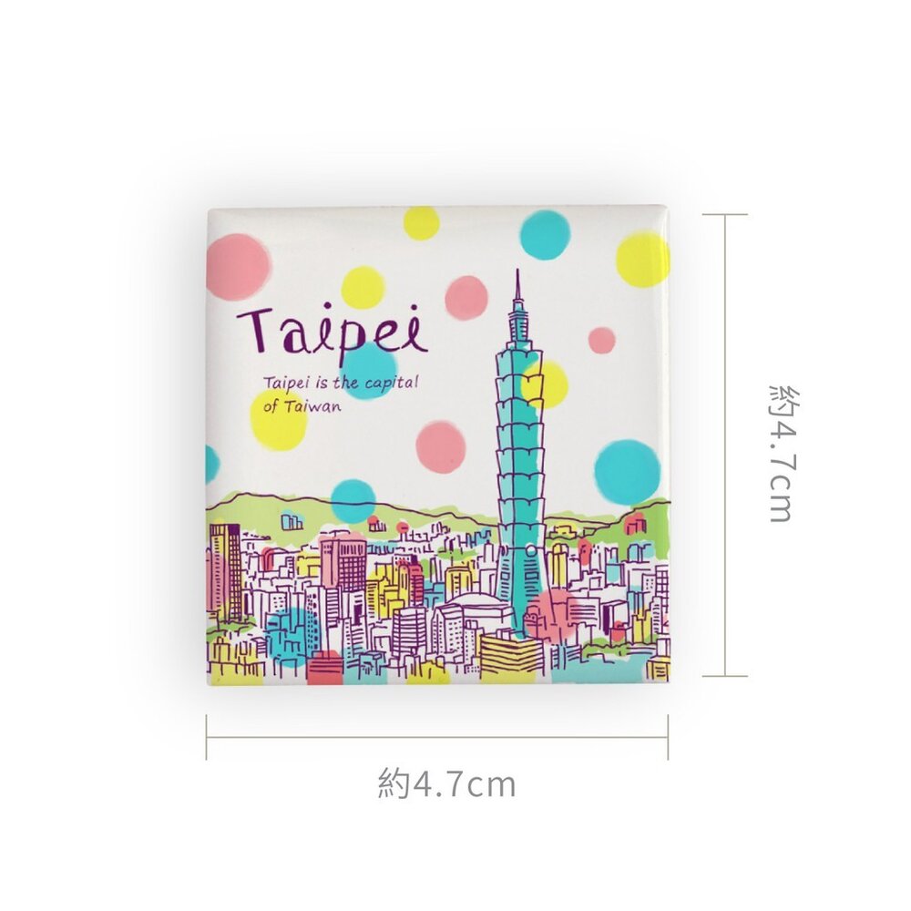 瓷磚磁鐵 台灣旅遊紀念品 冰箱貼 台灣景點冰箱貼 插畫磁磚吸鐵 台灣文創 猴子設計 TR台灣鐵道-圖片-4