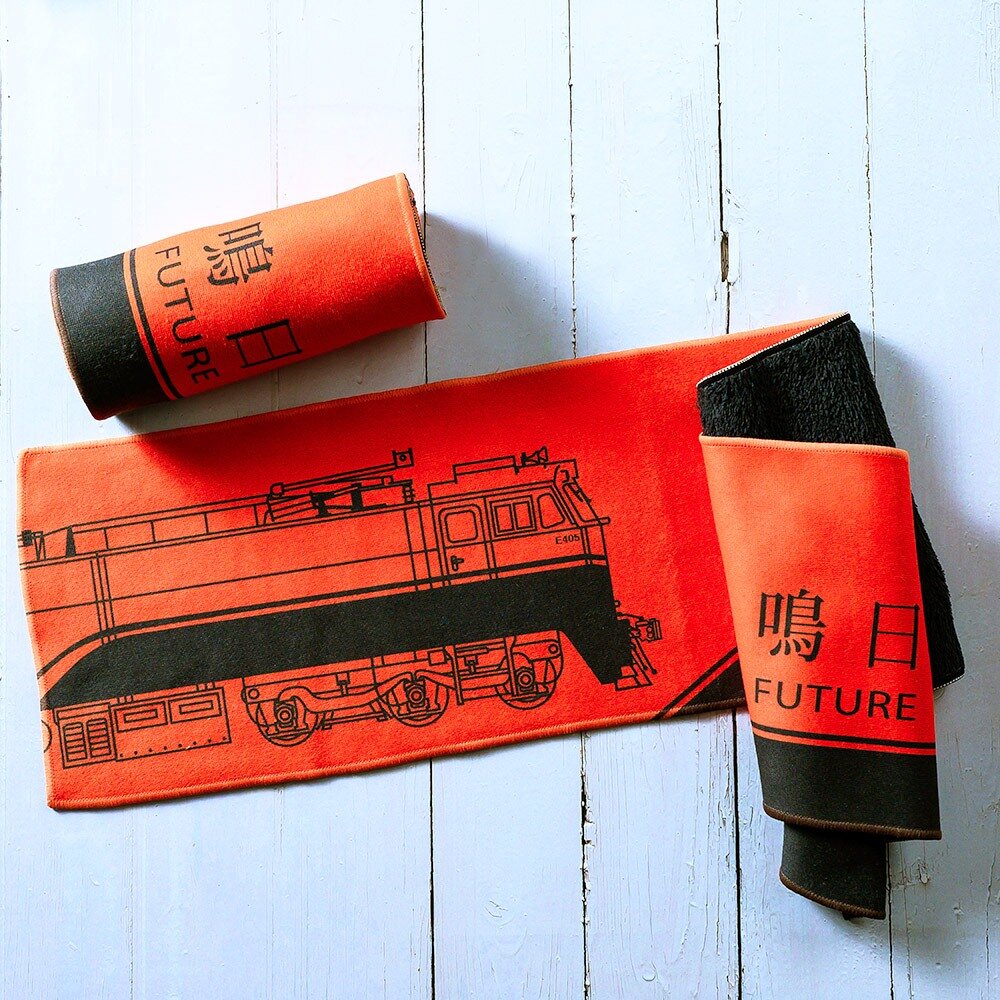 24424151422-台鐵鳴日號 鳴日啟程毛巾 專利毛巾材質超吸水速乾 MIT台灣製造 鳴日奢華美學 官方授權銷售商店 TR台灣鐵道