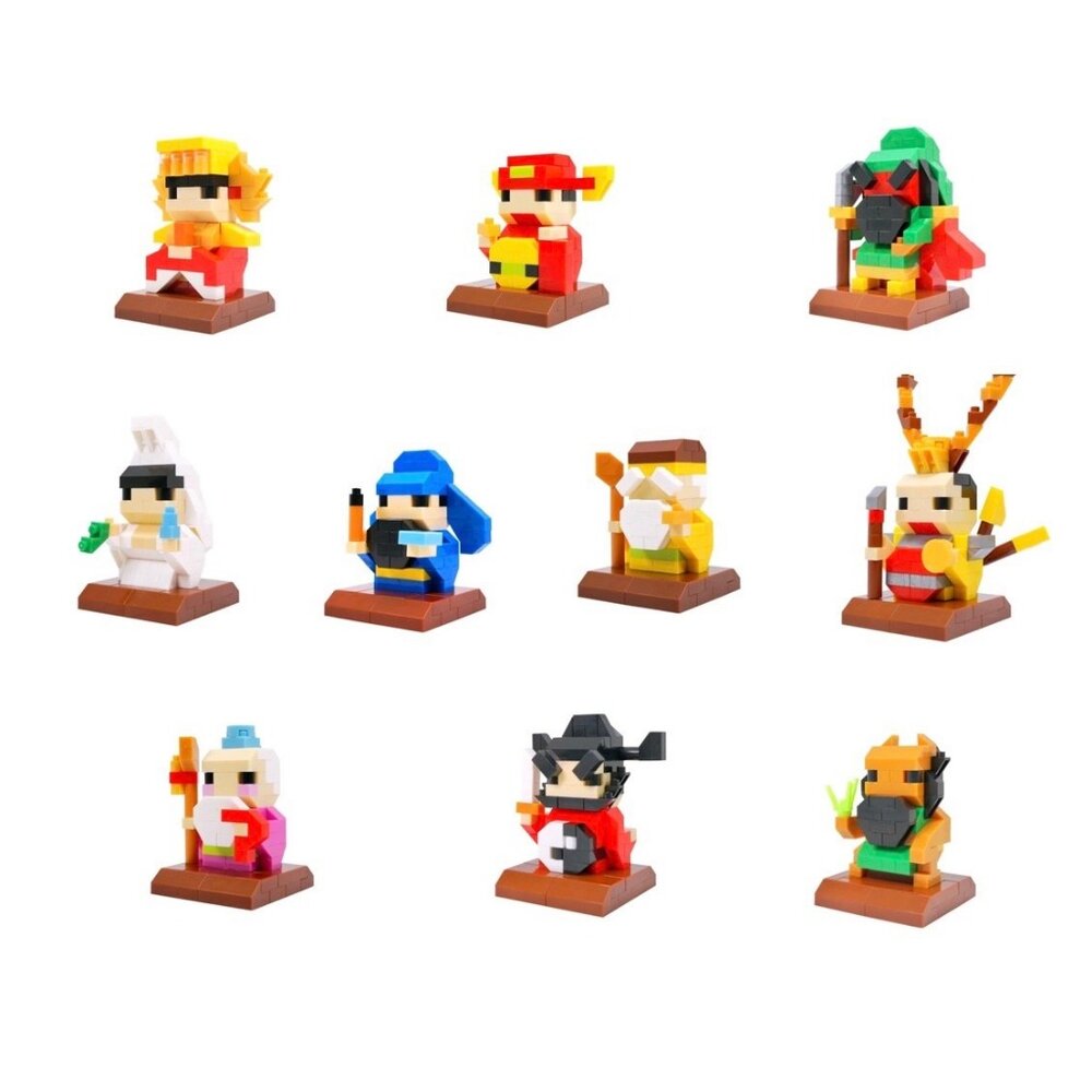 24493055256-好神隨行 積木鑰匙圈 台灣神明系列  Q版神明積木 YouRblock微型積木 TR台灣鐵道