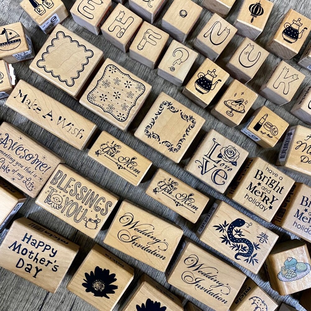 24700671843-Micia 美日手藝館 美日印章 楓木印章 散裝印章 門市福利品出清 橡皮保證未蓋印過 TR台灣鐵道