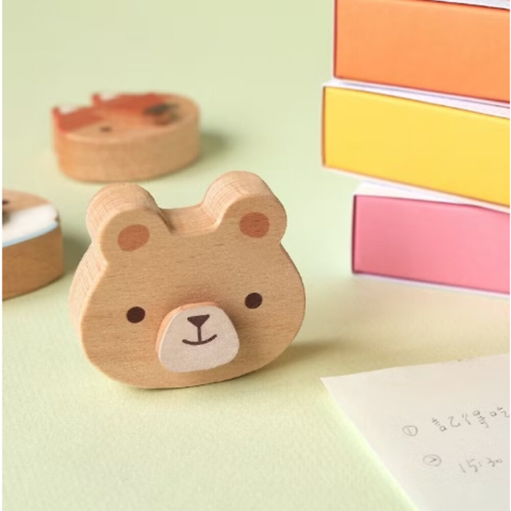動物造型磁鐵留言夾 原木動物磁鐵 辦公小物 原木留言夾 原木造型磁鐵 遊木時光 TR台灣鐵道-圖片-4