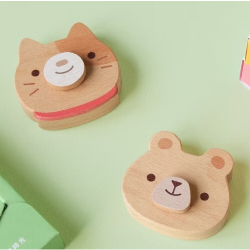 動物造型磁鐵留言夾 原木動物磁鐵 辦公小物 原木留言夾 原木造型磁鐵 遊木時光 TR台灣鐵道-圖片-5