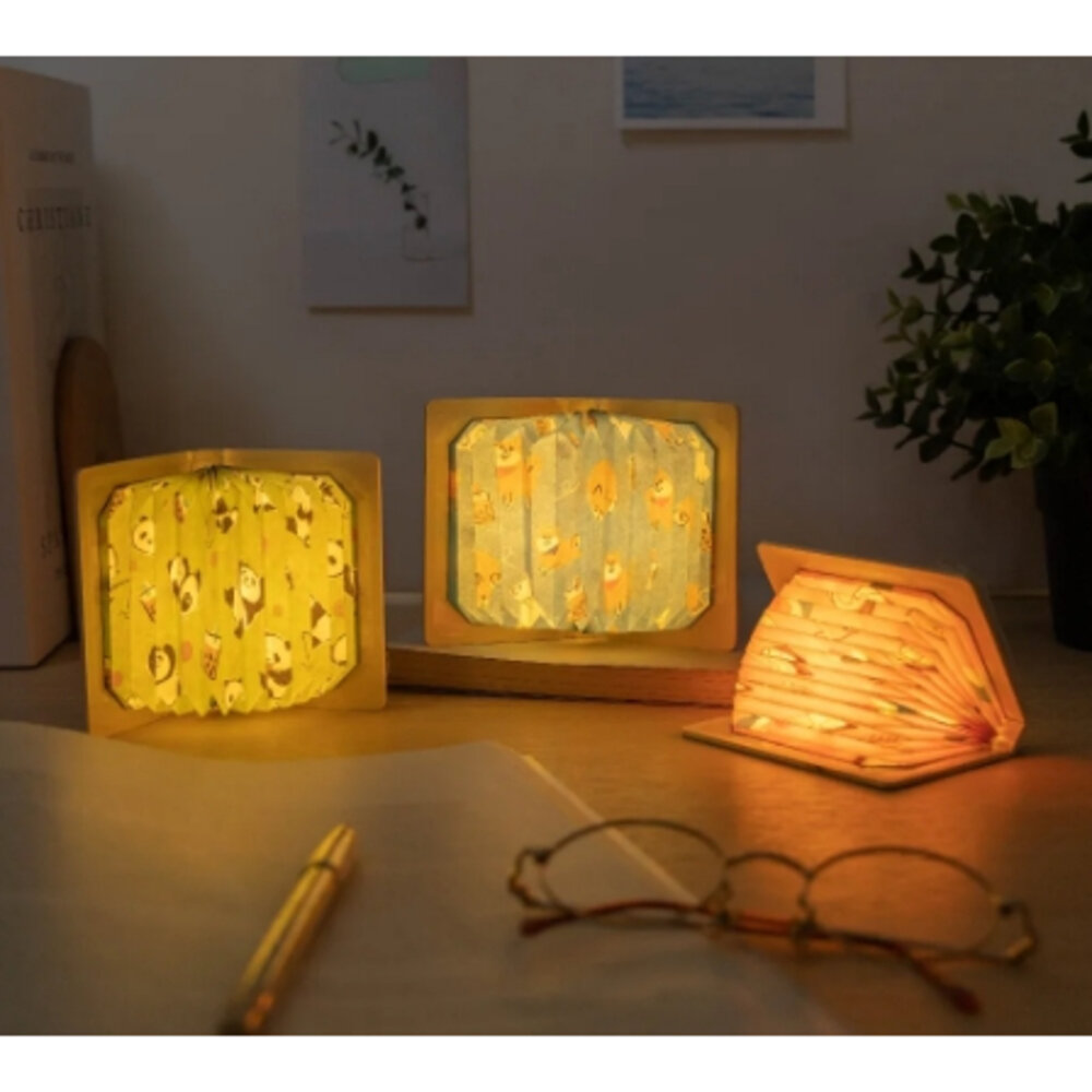 摺書燈 暖光小夜燈 需DIY組裝 台灣系列 珍奶 送禮自用 猴子設計 TR台灣鐵道-圖片-4