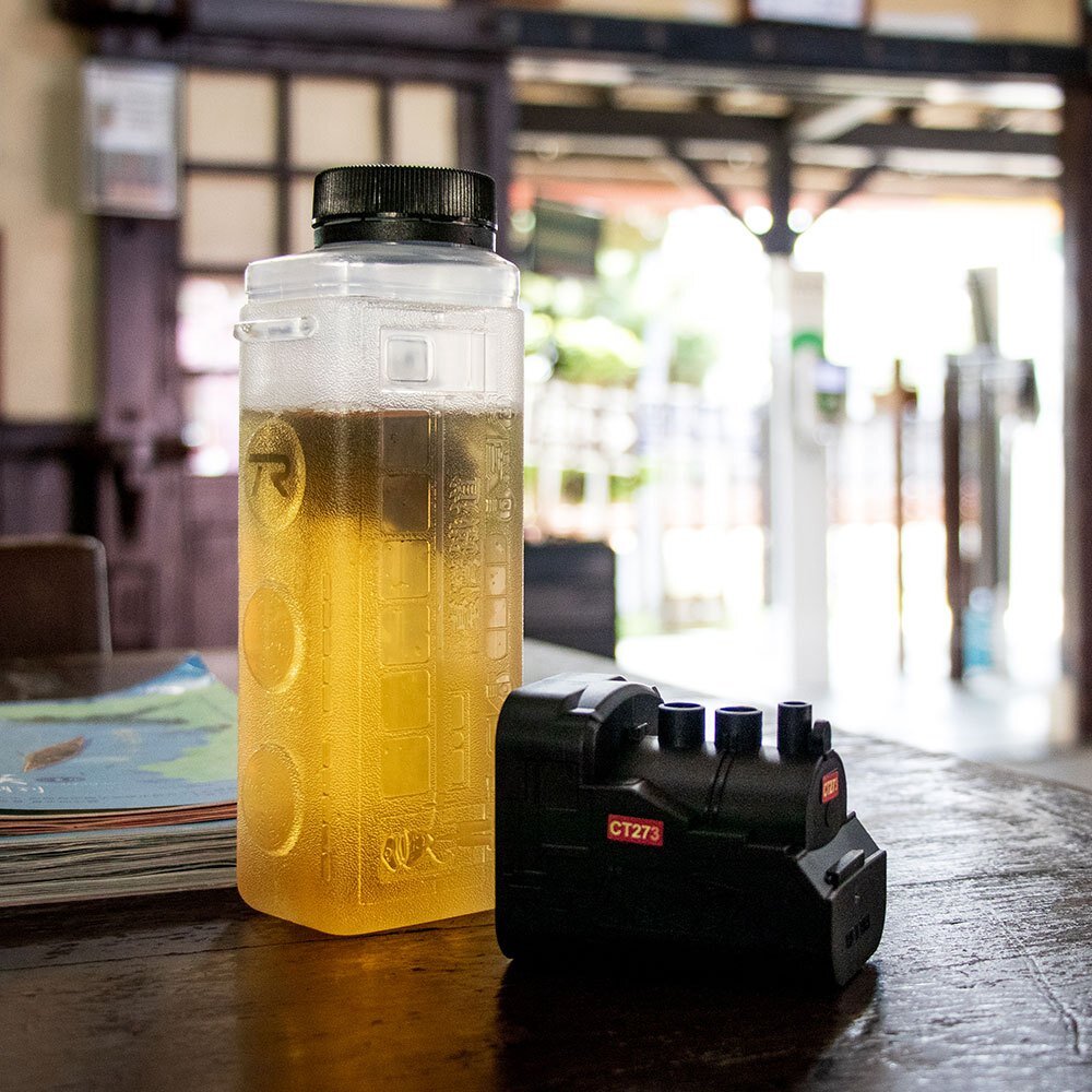 TR 火車造型環保杯 環保瓶 飲料杯 隨行杯 500ml 可盛裝熱飲 可重複利用 可變存錢筒 MIT台灣製造-圖片-2
