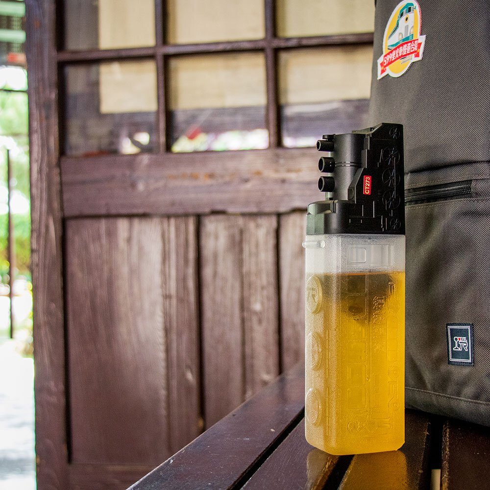 TR 火車造型環保杯 環保瓶 飲料杯 隨行杯 500ml 可盛裝熱飲 可重複利用 可變存錢筒 MIT台灣製造-圖片-3