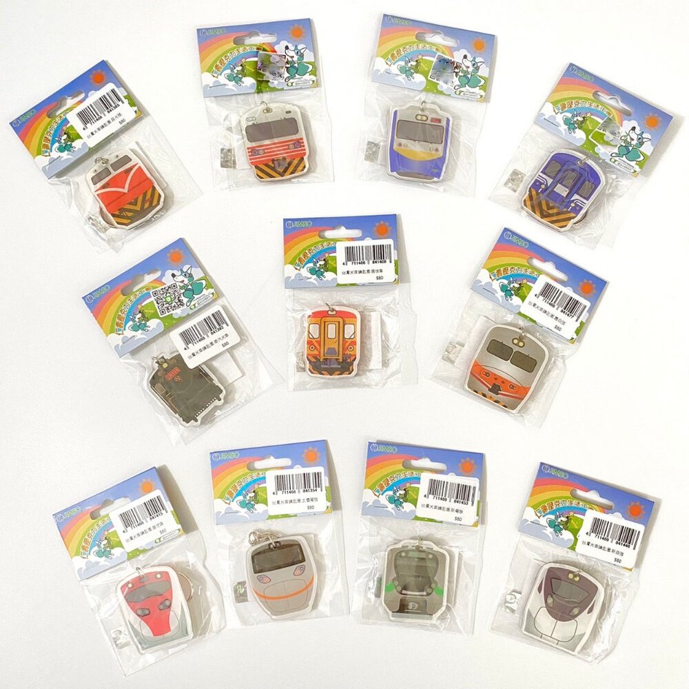 25279747043-火車鑰匙圈 壓克力鑰匙圈 火車吊飾 普悠瑪 山嵐號 海風號 雙面噴繪吊飾 鐵道迷必備 JIMSO仁壽｜TR台灣鐵道