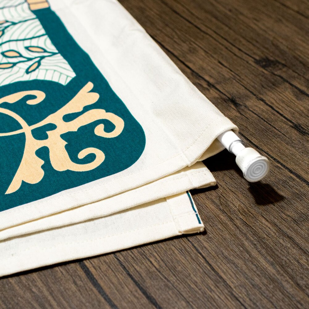 珍愛台鐵門簾掛布 臺鐵局徽經典收藏 厚磅純棉帆布 MIT台灣製造 復古台灣意象 質感居家裝飾紀念品 TR台灣鐵道-圖片-4