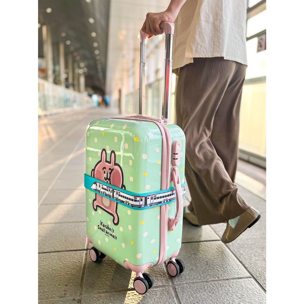 台鐵火車造型行李束帶 行李箱束帶 旅行束帶 綑綁帶 MIT專利材質鉤毛同面扎實固定 露營登山用具綑綁帶 TR台灣鐵道-圖片-1