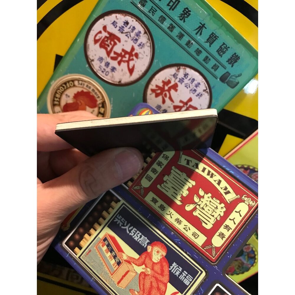 小吸鐵組 創意小吸鐵 木質磁鐵 木質冰箱貼 台灣紀念品 木子創意 TR台灣鐵道-圖片-4